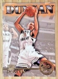 1997-98 PRESS PASS TIM DUNCAN ROOKIE CARD#45 NM-MT SAN ANTONIO SPURS HOF - Picture 1 of 2
