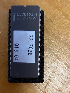 intel D27512J-1, D27512-170V05 DIP 28 EPROM IC 1983 - Imagen 1 de 6