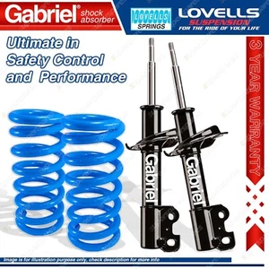 2 Front Sport Low Gabriel Ultra Strut Shocks + Lovells Springs for Mazda 3 BK - Picture 1 of 2