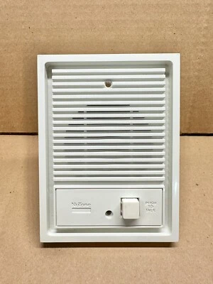 (White) NuTone IS-60 Door Speaker w/ Talk/Listen Button for NuTone IM-2003 - Image 1 of 3