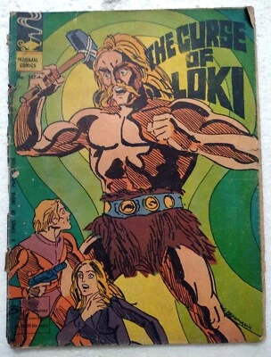 Indrajal Comics The Curse of LOKI No. 347 India English 1980 Rare Old - image 1 of 4