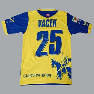 CHIEVO VERONA GIVOVA MAGLIA VACEK HOME WORN JERSEY SHIRT 2011-2012 - Imagen 1 de 8