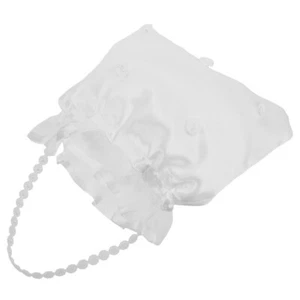 Flower Wedding Handbag Bride Bridesmaid Dress Purses for Women Evening Weddings - Picture 1 of 12