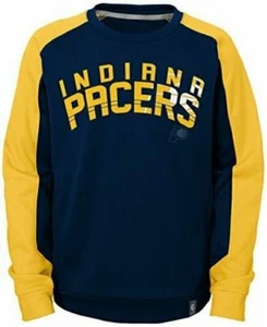 NBA Indiana Pacers Jungen "Back Court Crew" Sweatshirt Kinder Small (4) Neu mit Etikett - Bild 1 von 3