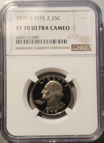 1979 S Type 2 Washington Quarter NGC PF 70 ULTRA CAMEO Cover