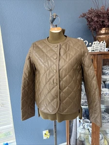 2-NWOT Lafayette 148 Alden Quilted Lambskin Jacket & Matching Cashmere Sweater - Picture 1 of 20