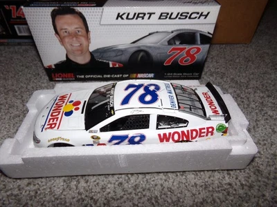 1/24 KURT BUSCH #78 WONDER PAN 2013 ACCIÓN NASCAR DIECAST Foto 1 de 4