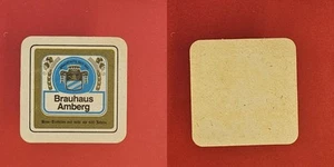 Brauhaus Amberg einseitiger Druck Brauerei Bierdeckel Bier - Picture 1 of 1