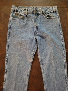 Vintage 1996 Levis 505 Jeans Mens 36x30 Orange Tab Regular Fit Straight Leg - Picture 1 of 11