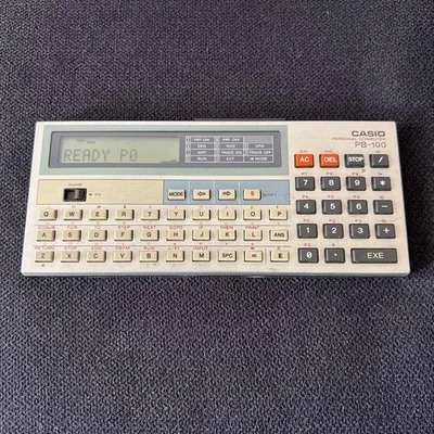 CASIO PB-100 Personal Pocket Computer Calculator Japan No Box Used - Image 1 of 4