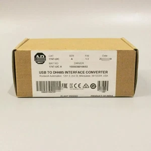 New Factory Sealed 1747-UIC Allen Bradley USB to DH485 Port Interface Converter - Picture 1 of 5