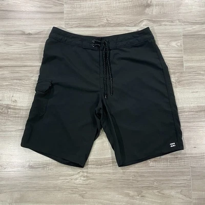 Billabong Board Shorts Para Hombres 32 Negro Secado Rápido Reciclador Todo el Día Pro Surf Híbrido Foto 1 de 4