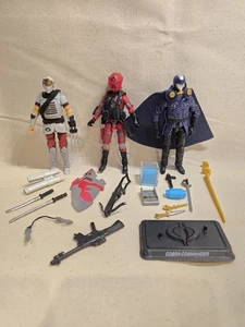 GI Joe Cobra Commander Alley Viper Storm Shadow 2011-13 Hasbro 3,75 Figuren Lot x3 - Bild 1 von 9
