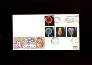 1987 Flowers Royal Mail FDC Visita Inverness Conferencia Capital Highlands eslogan. - Imagen 1 de 1