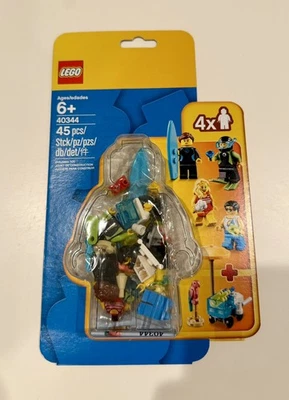 LEGO City 40344 Summer Celebration Minifigures Pack Surfing Diving Swim Beach - Image 1 of 4