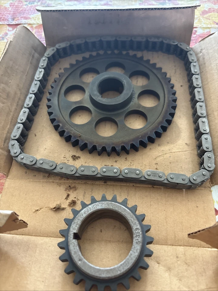 Juego de 3 piezas cadena de distribución/manivela y piñón de leva Cloyes C-3002 Chrysler V-8 1964-89 Foto 1 de 4