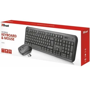TRUST KIT TASTIERA NOVA E MOUSE WIRELESS SET ACCESSORI COMPUTER PC PORTATILE - Imagen 1 de 7