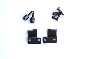 Stacking Bookcase Stops Pivot Brackets Barrister Lawyers Stacking Bookcase Pair - Picture 1 of 4
