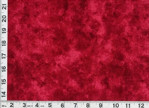 Dark Red on Red Cloudy Blender Quilting Sewing Fabric 1/2 Yard #2239 - Picture 1 of 1