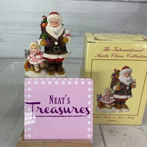 The International Santa Claus Collection Handcrafted Eskimo Santa & Snow Baby - Picture 1 of 14