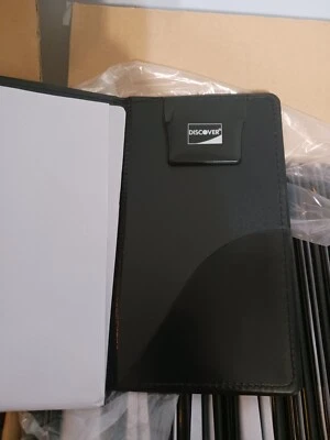 Discover Black Double Panel Check Presenter/ Restaurant Bill/ Server Book-New - Image 1 of 4