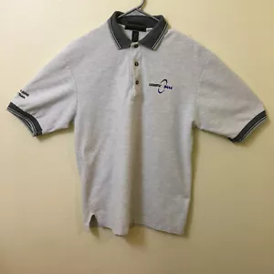Polo uomo vintage Dell Windows 2000 taglia media grigia logo ricamato - Foto 1 di 12