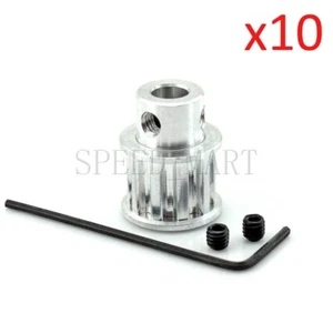 10 PIEZAS polea de correa de distribución de aluminio tipo XL10T 10 dientes 5 mm motor paso a paso - Imagen 1 de 5