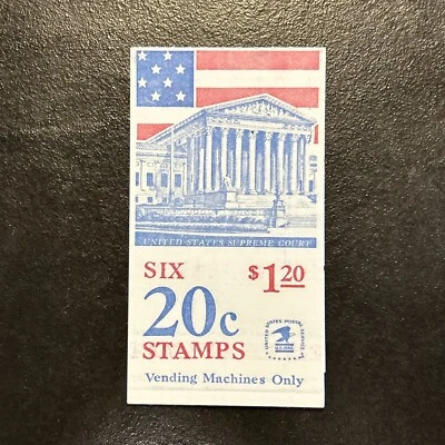 BK139 (1896a) Booklet Flag Over Supreme Court MNH Excellent Condition Unexploded - Image 1 of 3