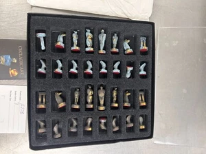 Manopoulos Cycladic Art Small Chess Set - Bronze Material - Without Chess Board - Picture 1 of 7