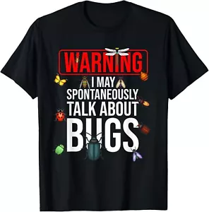 Funny Bug Gift For Boys Girls Toddlers Kids Insect Lovers Gift Unisex T-Shirt - Picture 1 of 3