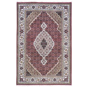 Hand-Knotted Tabriz Design Handmade Wool Rug (Size 4.1 X 6.1) Brral-4695 - Picture 1 of 10