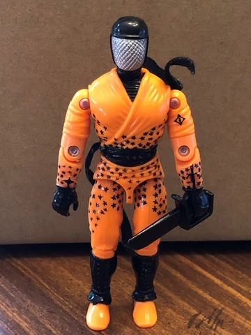 GI Joe - Slice v2 (orange) -  Cobra Ninja Swordsman - Ninja Force 1993 Cover