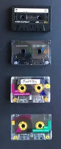 4 x Used Memorex Cassette Tapes Normal Position 2 x 90 minutes + 2 x 60 minutes - Picture 1 of 2