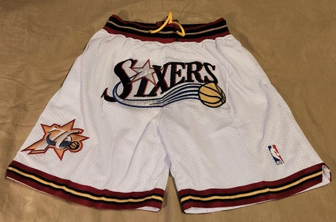 Philadelphia 76ers Shorts New Men's Size Medium James Harden Joel Embiid Cover