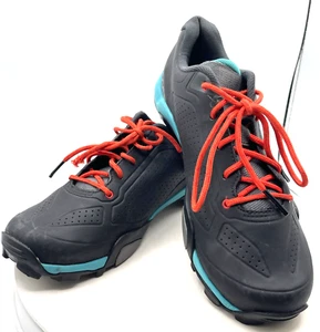 Shimano SH-MT300 WG Sz 8.5 EU 41 Black Teal Mountain Bike Active Cycling Shoes - Picture 1 of 14