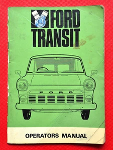 Ford Transit 1965 manual del operador original manual del propietario - gasolina y diésel - Imagen 1 de 9