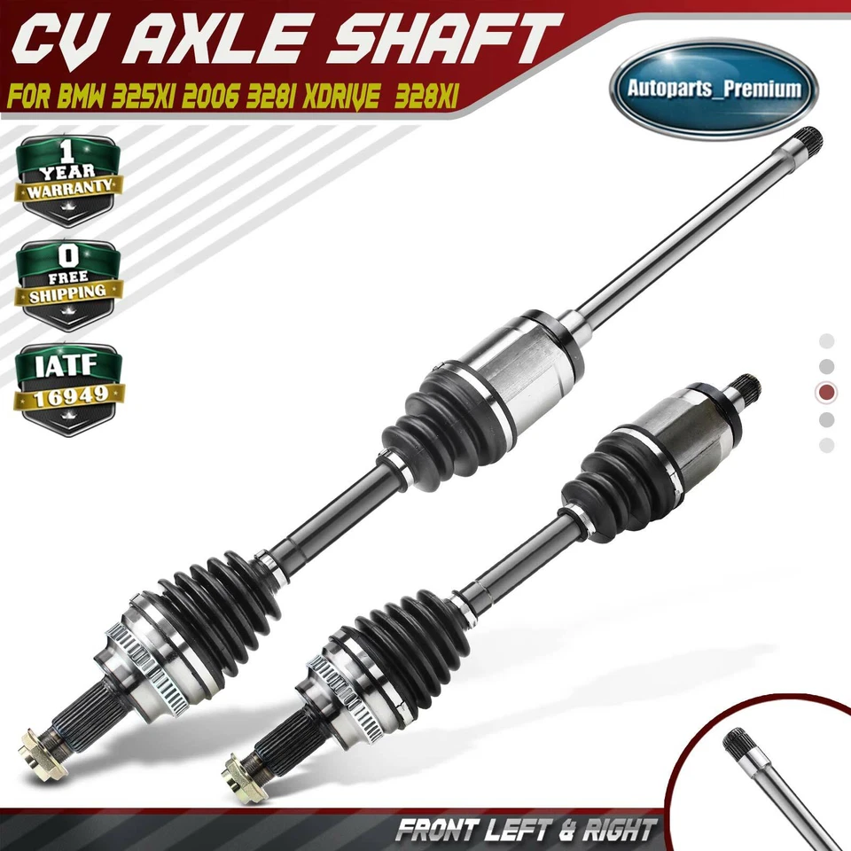 2x Front CV Axle Assy for BMW 328xi 07-08 335i xDrive 335i 328i xDrive L6 3.0L - Image 1 of 4