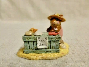 Wee Forest Folk Shelley Special Edition Pink M-235 Mouse Figurine Sea Shells - Picture 1 of 2