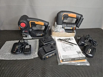 WX543L.9 Worx 20V (New)+ WORX WX550.9 ( Used 1 Time) + Battery + Charger  - Image 1 of 4