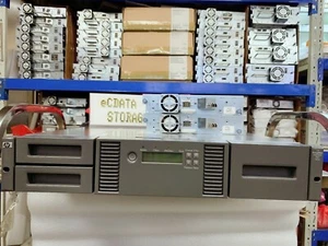 HP MSL2024 LTO5 ULTRIUM 3000 FC TAPE LIBRARY BL542A WITH 2 LTO5 FC HH DRIVE - Picture 1 of 2