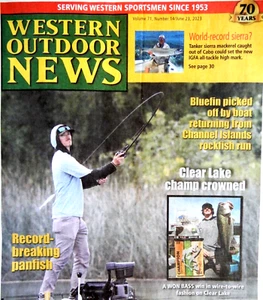 WESTERN OUTDOOR NEWS Newspaper SPORTSMAN MAGAZINE June 23, 2023 Fishing HUNTING - Picture 1 of 13
