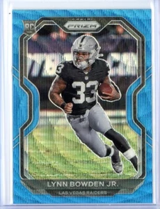 2020 Panini Prizm #374 Lynn Bowden Jr RC Rookie Card 115/199 Blue Wave Prizm - Bild 1 von 2