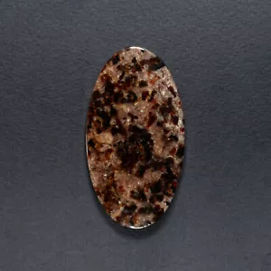 68x37mm Cristales Estaurolita en silimanita mica esquisto piedra natural cabujón. - Imagen 1 de 2