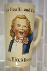 Vintage Hires Root Beer Mug, Join Health & Cheer, Villeroy & Boch, Made Germany