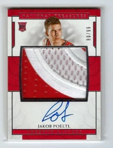 Jakob Poeltl 16/17 National Treasures auto RC #147 SN #80/99 - Picture 1 of 2