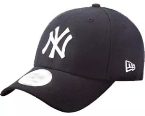 New Era New York Yankees The League Velcroback 9Forty Caps Adjustable Navy Mens - Picture 1 of 1
