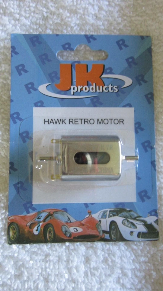 JK PRODUCTS SLOT CAR HAWK MOTOR RETRO VOLTAJE RECOMENDADO 12-12,5 VOLTIOS DC JKHR Foto 1 de 1