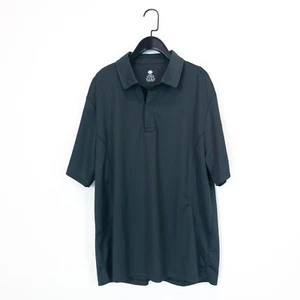 MoFiz Dark Grey Breathable Button Up Polo Shirt - Size XL - Picture 1 of 9