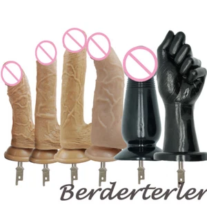 Reciprocating Saw Silicone Dildos Attachments for Sex Machine Different Sizes - Picture 1 of 18