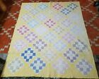 Vintage Signature Quilt - Names of makers Embroidered on Squares - Swanky Barn